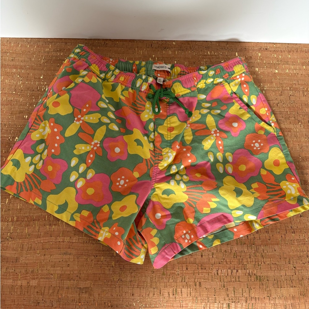 Toad&Co Women's Floral Drawstring Shorts